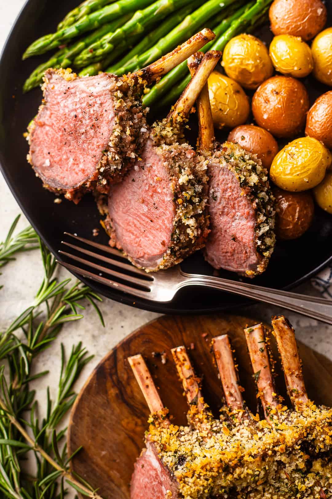 Herb-Crusted Lamb Rack Pacific's Edge Kitchen
