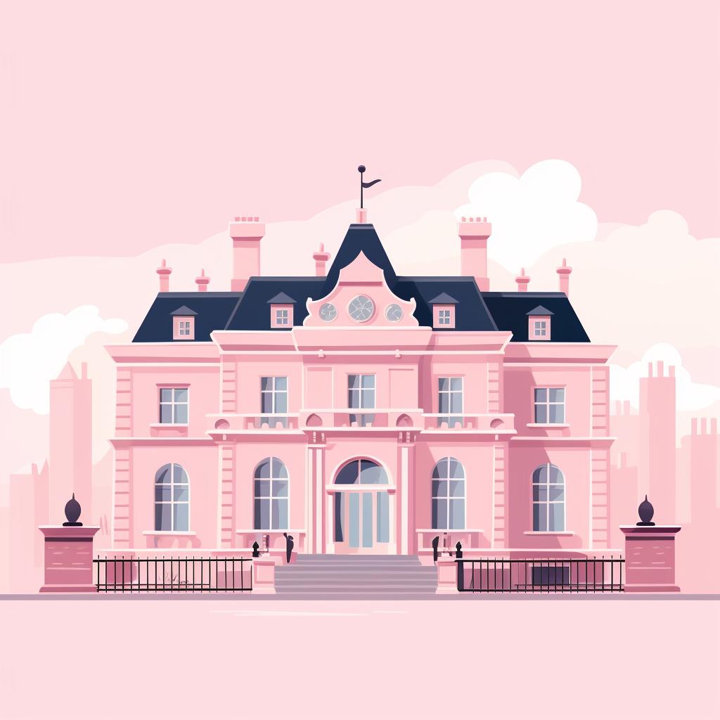 The pink Government House