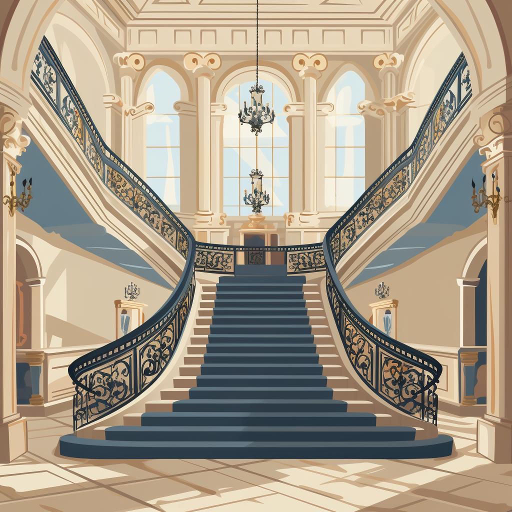 A view of the Queen's Staircase